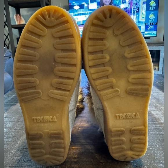 Vintage Tecnica Apres Skandia Cow and Goat Fur Winter Boots Italian Made Size 36 - Picture 10 of 10